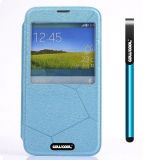 Samsung N9600 Galaxys5 Case Pu Leather Football Texture Openings Double Sided Protective Case For Samsung N9600 Galaxys5(Blue)