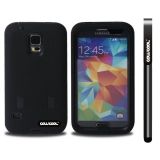 Samsung N9600 Galaxys5 Case Silicone With Hard Pc Double Color 2in1 Hybrid High Impact Protective Case For Samsung N9600 Galaxys5(Black)