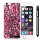 Apple Iphone 6 Plus 5.5 Inch Case Hard PC Pink Ancient Straw Grass Mossy Camo weed White Shell Single Layer Protective Case (5)