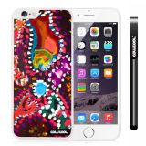 Apple Iphone 6 Plus 5.5 Inch Case Hard PC Colorful kid Watercolor Fish Competition food White Shell Single Layer Protective Case (6)