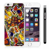 Apple Iphone 6 Plus 5.5 Inch Case Hard PC Colorful kid Watercolor Fish Competition food White Shell Single Layer Protective Case (14)