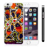 Apple Iphone 6 Plus 5.5 Inch Case Hard PC Colorful kid Watercolor Fish Competition food White Shell Single Layer Protective Case (15)