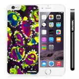 Apple Iphone 6 Plus 5.5 Inch Case Hard PC Colorful kid Watercolor Fish Competition food White Shell Single Layer Protective Case (16)