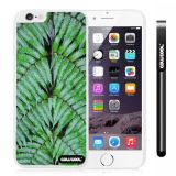 Apple Iphone 6 Plus 5.5 Inch Case Hard PC Leaves and branches of bamboo White Shell Single Layer Protective Case (Style1)