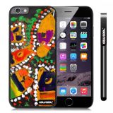 Apple Iphone 6 Plus 5.5 Inch Case Hard PC Colorful kid Watercolor Fish Competition food Black Shell Single Layer Protective Case (10)