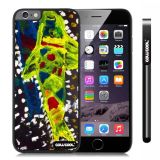 Apple Iphone 6 Plus 5.5 Inch Case Hard PC Colorful kid Watercolor Fish Competition food Black Shell Single Layer Protective Case (11)