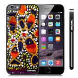 Apple Iphone 6 Plus 5.5 Inch Case Hard PC Colorful kid Watercolor Fish Competition food Black Shell Single Layer Protective Case (15)