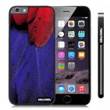 Apple Iphone 6 Plus 5.5 Inch Case Hard PC birds feathers Black Shell Single Layer Protective Case (1)