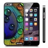 Apple Iphone 6 Plus 5.5 Inch Case Hard PC dew on Fashion birds feathers Black Shell Single Layer Protective Case (6)