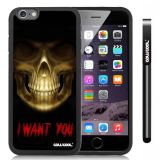 Apple iphone 6 4.7 Inch Soft Silicone Skull I Want You With Black Shell Single Layer Protective Case (1)