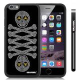 Apple iphone 6 4.7 Inch Soft Silicone Spring Skull With Black Shell Single Layer Protective Case (2)