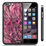 Apple iphone 6 4.7 Inch Soft Silicone Pink Ancient Straw Grass Mossy Camo weed Black Shell Single Layer Protective Case (5)