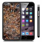 Apple iphone 6 4.7 Inch Soft Silicone Staggered Straw Grass Mossy Camo weed Black Shell Single Layer Protective Case (7)