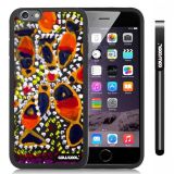 Apple iphone 6 4.7 Inch Soft Silicone Colorful kid Watercolor Fish Competition food Black Shell Single Layer Protective Case (15)