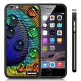 Apple iphone 6 4.7 Inch Soft Silicone dew on Fashion birds feathers Black Shell Single Layer Protective Case (6)