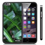 Apple iphone 6 4.7 Inch Soft Silicone Leaves and branches of bamboo Black Shell Single Layer Protective Case (Style2)