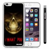 Apple iphone 6 4.7 Inch Soft Silicone Skull I Want You With Transparent Shell Single Layer Protective Case (1)