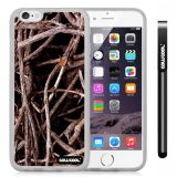 Apple iphone 6 4.7 Inch Soft Silicone Staggered Straw Grass Mossy Camo weed Transparent Shell Single Layer Protective Case (1)