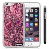 Apple iphone 6 4.7 Inch Soft Silicone Pink Ancient Straw Grass Mossy Camo weed Transparent Shell Single Layer Protective Case (5)