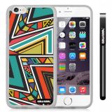 Apple iphone 6 4.7 Inch Soft Silicone Colorful bohemian Triangle Totem Transparent Shell Single Layer Protective Case (5)