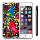 Apple iphone 6 4.7 Inch Soft Silicone Colorful kid Watercolor Fish Competition food Transparent Shell Single Layer Protective Case (5)