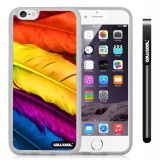 Apple iphone 6 4.7 Inch Soft Silicone bright birds feathers Transparent Shell Single Layer Protective Case (4)