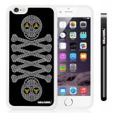 Apple iphone 6 4.7 Inch Soft Silicone Spring Skull With White Shell Single Layer Protective Case (2)