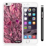 Apple iphone 6 4.7 Inch Soft Silicone Pink Ancient Straw Grass Mossy Camo weed White Shell Single Layer Protective Case (5)