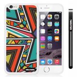 Apple iphone 6 4.7 Inch Soft Silicone Triangle bohemian Plaid Totem White Shell Single Layer Protective Case (7)