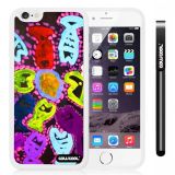 Apple iphone 6 4.7 Inch Soft Silicone Colorful kid Watercolor Fish Competition food White Shell Single Layer Protective Case (2)