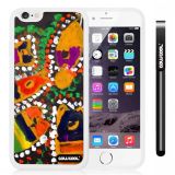 Apple iphone 6 4.7 Inch Soft Silicone Colorful kid Watercolor Fish Competition food White Shell Single Layer Protective Case (10)